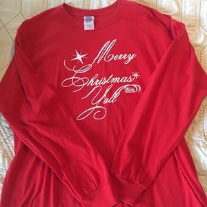 Long sleeve red tee